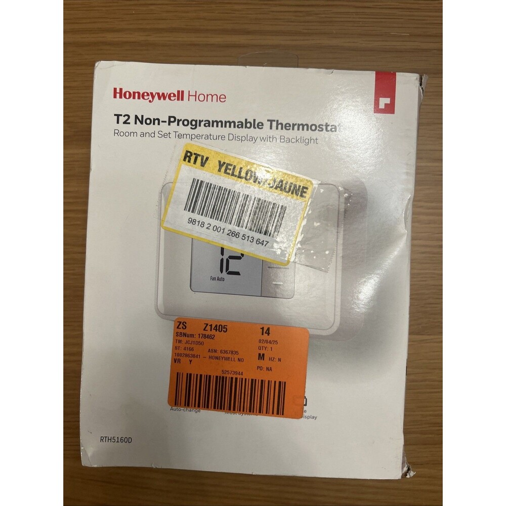 Honeywell Home RTH5160D T2 Non-Programmable Thermostat *OBC